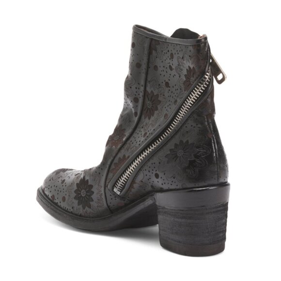 AS98 ocean Leather Jase Flr Booties - Picture 2 of 2